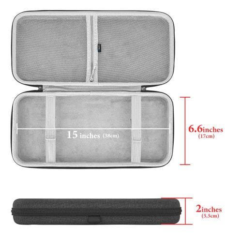Geekria Keyboard Case, 87-Key Compatible with Logitech G PRO/G913 TKL Wireless Gaming Keyboard, Tenkeyless, Wireless Keyboard Storage Case