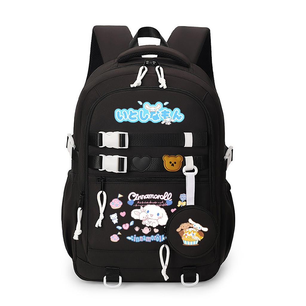Big-Eared Puppy Cute Cartoon Printed Backpack College Style Primary And Secondary School Students Large-Capacity Schoolbag