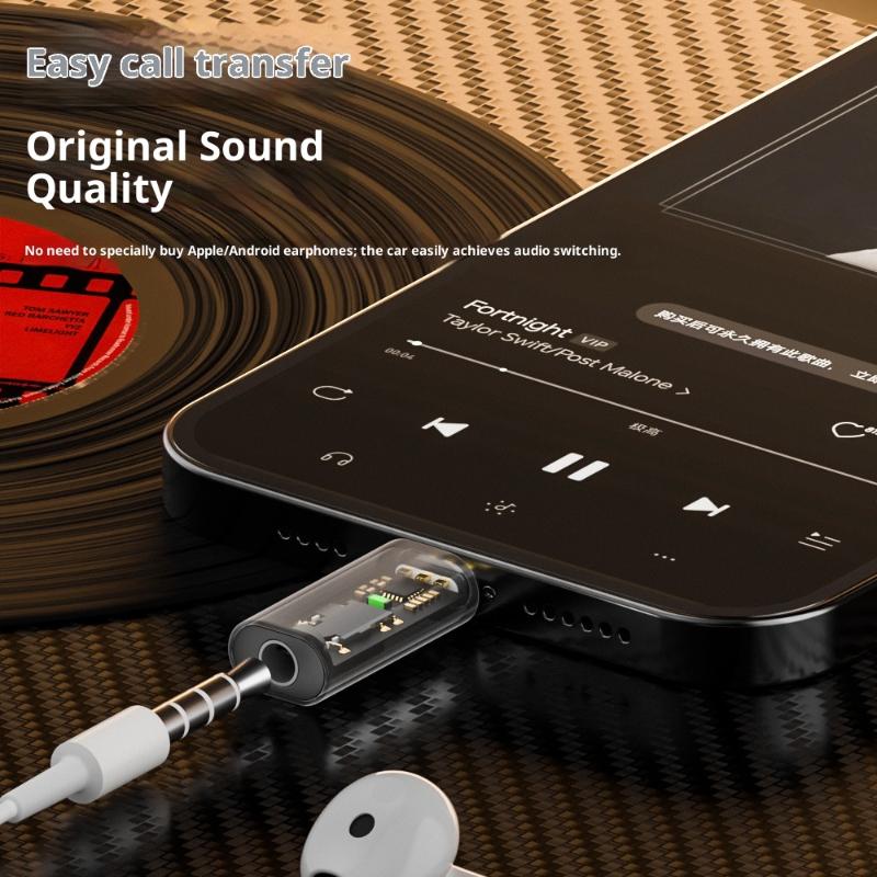 1Pcs Type C To 3.5mm Audio Adapter Earphone AUX Adapter For Phone 15 Galaxy S24 S23 Ultra USB Type C To 3.5mm Aux Adapter