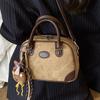 2025 autumn new single shoulder messenger bag small square bag simple portable high value retro women's niche fashion hand bag