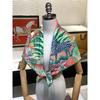French New Plant Jungle Lady Decoration Travel Sunscreen Shawl Large Square Scarf Headscarf Scarf