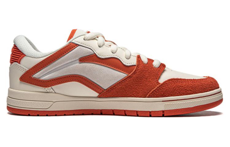 Men's Sneakers Li-Ning Li Ning Slip Resistant Low top Skateboard Shoes Men's Orange White