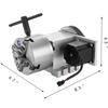 CNC Rotational Rotary Axis 4-Jaw Chuck 100mm Hollow Shaft 4th Axis Rotary Axis Tailstock CNC Router Engraver Machine