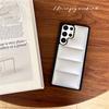 Soft Border Shockproof Full Anti-Drop  Magnetic Coverage Simple Down Jacket Samsung S22 S23 S24Ultra Suitable Phone Cases
