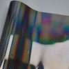 High Glossy Black Gold Silver Gold Red Exterior Car Vinyl Rainbow 5D Carbon Fiber Wrapping Film Adhesive For Motorcycle Decal