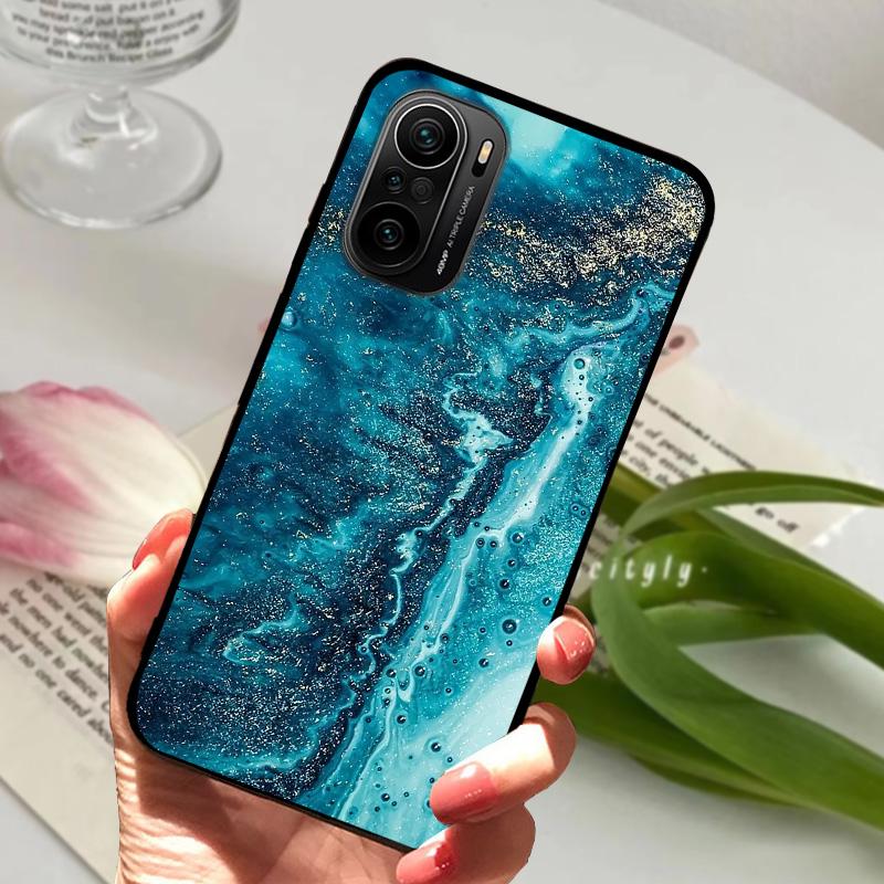 For Redmi K40 5G Case K40 Pro Cute Animals Matte Silicone TPU Soft Phone Cover For Xiaomi Mi 11i Fundas Poco F3 Coque Bumper