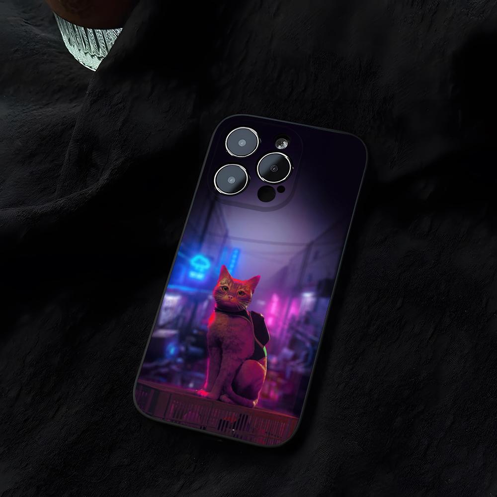 Stray Cat Game Phone Case Funda For Iphone 14 16 17 13 11 15ProMax 12 Pro Max Mini Xr 16e Plus Cover
