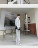 Luxury Men's Casual Sports Suit: Loose Cardigan Jacket & Wide-Leg Pants Set