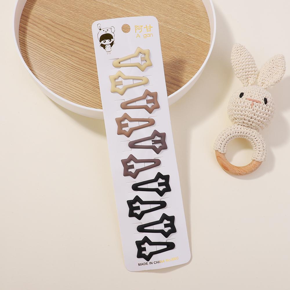 10Pcs Kawaii Geometric Metal Hairpins Set Women Girls Child Hairgrips Hair Clips Pins Barrettes Accessories Hairclip Headdress Quality