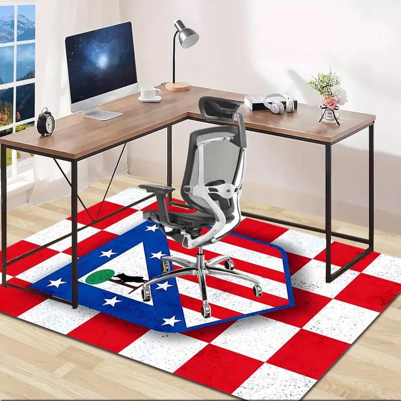 1pc Football Team Design Area Rug - Non-Slip, Soft & Cozy Floor Mat for Living Room, Bedroom, Office - Indoor/Outdoor Decorative Carpet