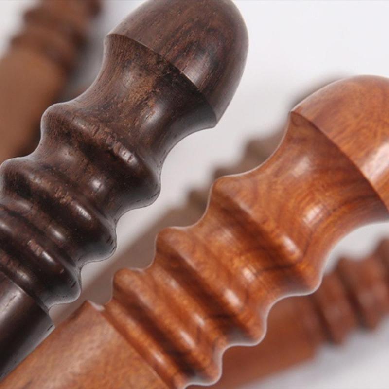 1pc DIY Leather Tool Leathercraft Edge Trimmer Polishing Tool Milling Leather  Multifunction Round Sandalwood Stick