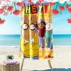 Arthur Cartoon Print Beach Towel, Large Soft Quick Dry Towel for Beach Camping Swimming