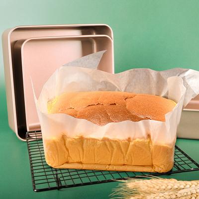 Stampo per torta antico da 6/8/9 pollici, antiaderente, addensato, grande capacità, teglia quadrata in acciaio al carbonio, teglia per pane, forniture per panetteria