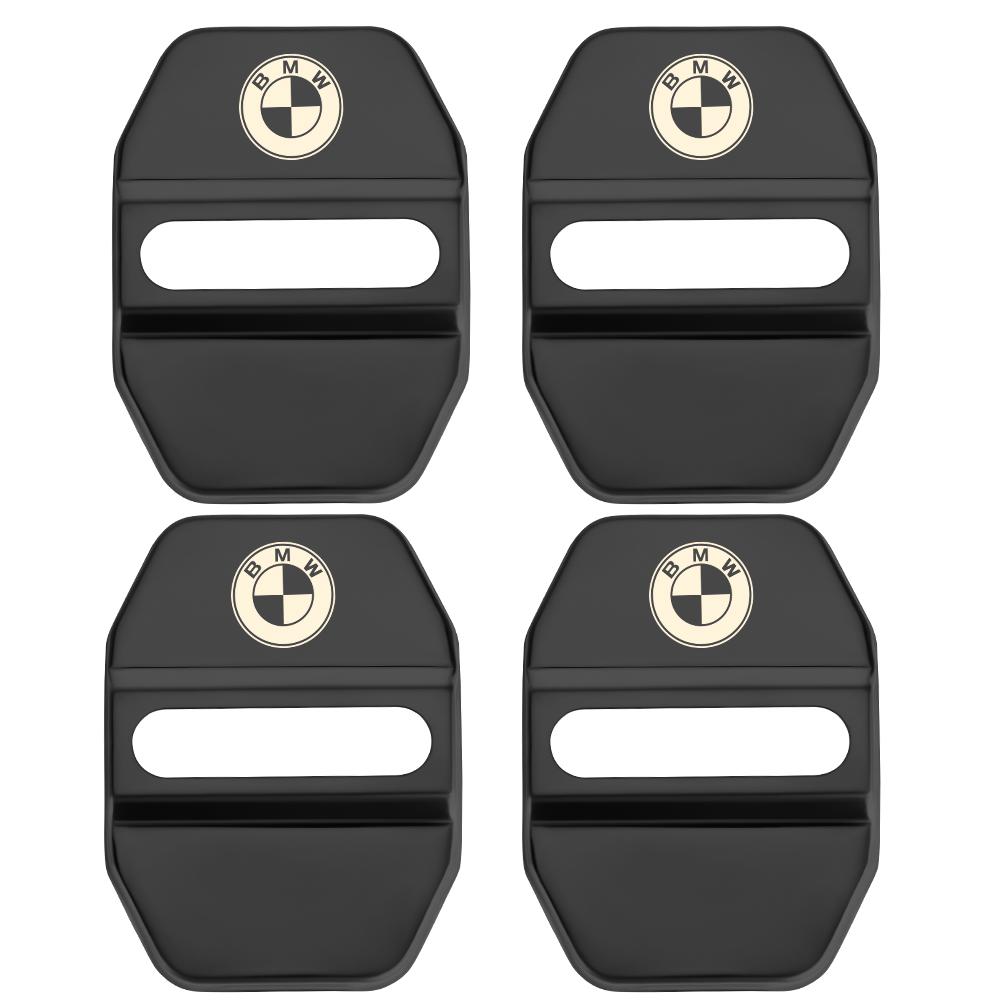 vbjly8 4PCS Car Door Lock Cover Sticker For BMW 1 3 5 7 Series M M3 M5 F20 E60 F30 F34 F32 F31 F48 E28 E30 E34 E36 E39 E46 Accessories