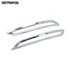 For Volkswagen VW Golf 8 MK8 Pro R -2024 2025 Chrome Rear Fog Light Lamp Cover Trim Foglight Bezel Protector Car Accessories