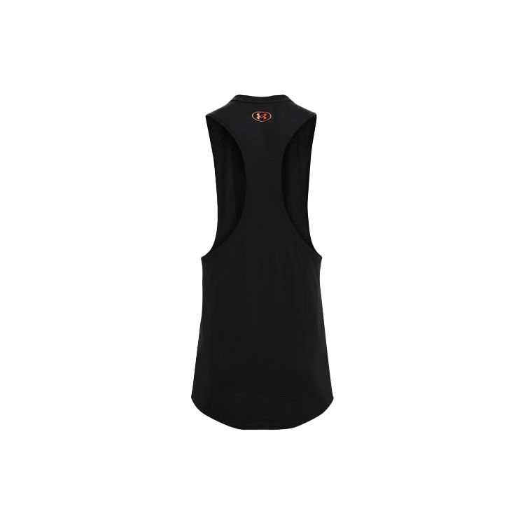 Under Armour Project Rock Charged Cotton Training Tank Top Men Tops Black 1361623-001