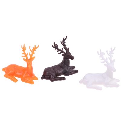 Miniatura Boneca Casa Veado Estátua Alce Enfeites Boneca Casa Decoração Acessórios