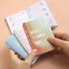 Efficiency Plan Leather Pocket Calendar Colorful Schedule Planner Notepad  School Office Supplies