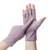 New Fashion Women's Cotton Dot Summer Fingerless Half Finger Anti-Skid Sun Protection Printing anti-UV Thin Short Driving Gloves
