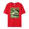 Vintage Want Me Fish Bass Fear Me Funny Lover Fishing Fashion T Shirt Men Skinfriendly and Soft Camisetas De Hombre Large Size