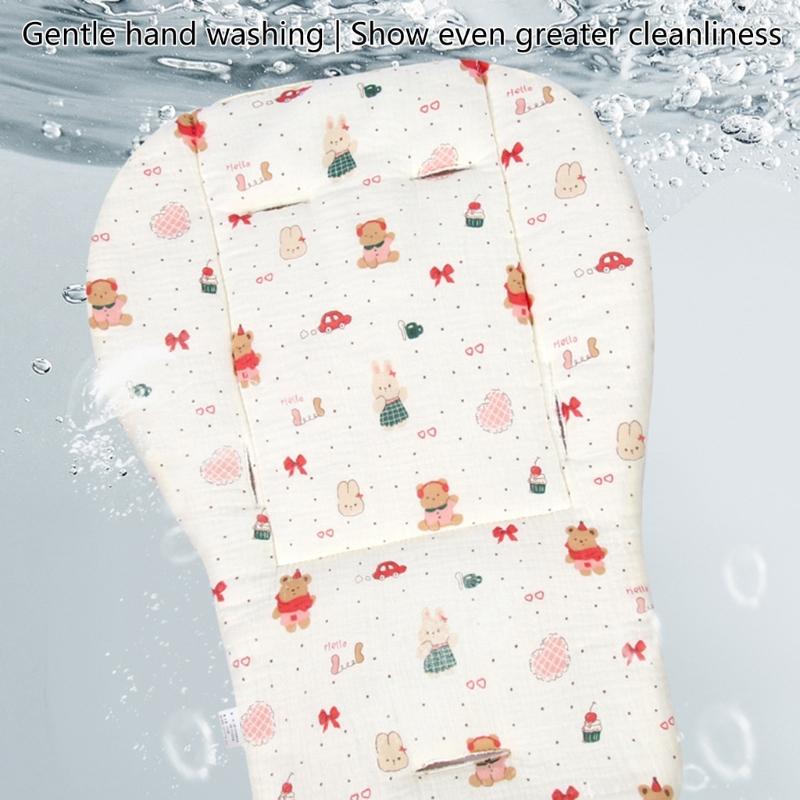 Four Season Infant Strollers Seat Pad Cushion Double Sided Design Even In Hot And Cold With Universal Compatibility