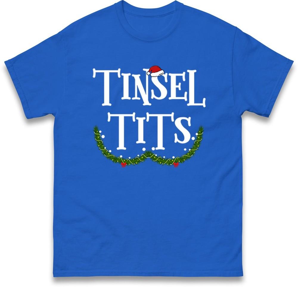 Funny Christmas Couple Matching Tshirt Jingle Balls Tinsel Tts Holiday Tee
