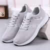 New mesh men's casual sports shoes soft sole lightweight fly-woven running old Beijing cloth shoes