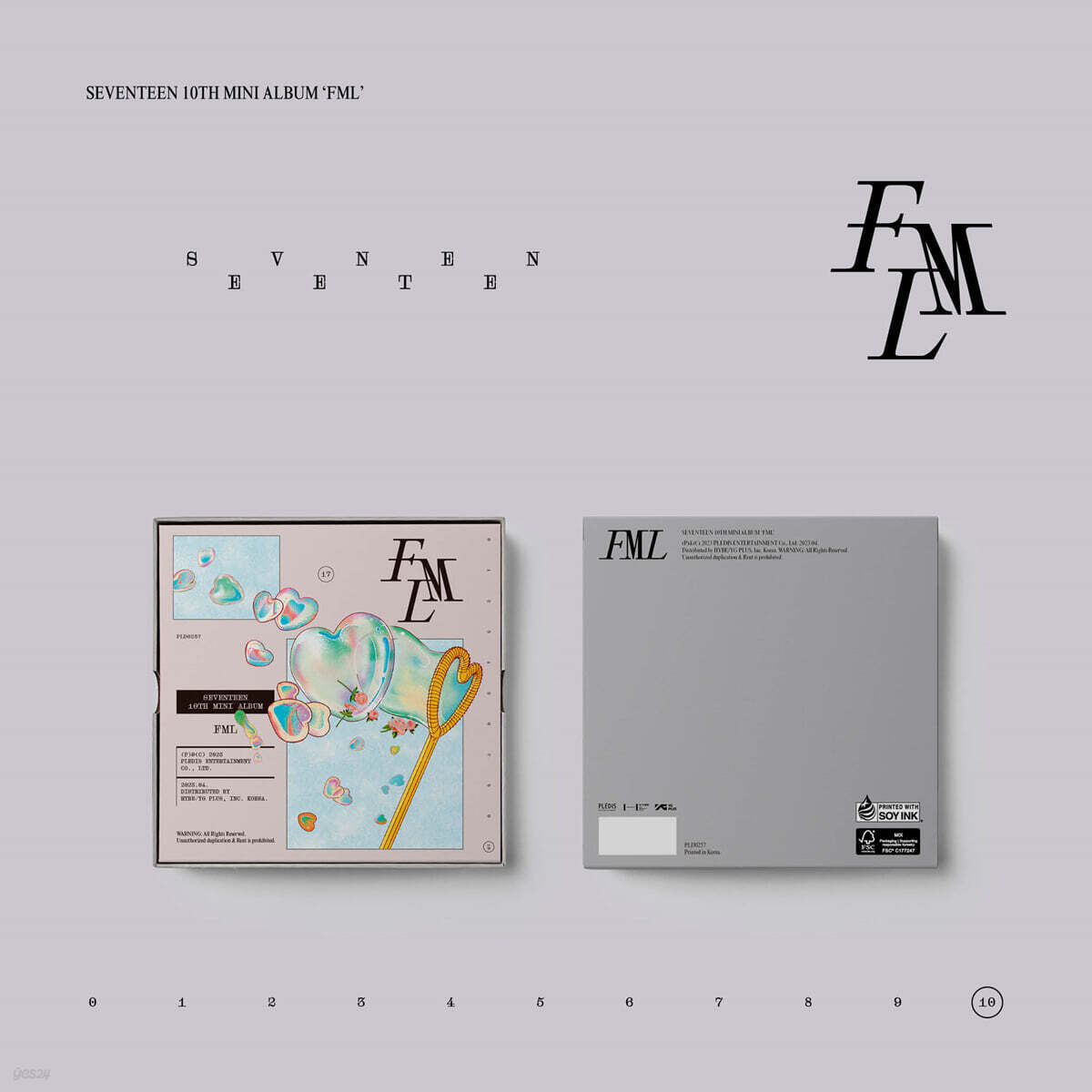 SEVENTEEN - 10th Mini Album: FML [CARAT ver.]