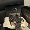 New Trendy Girl Handbag Fashi Commuter Cherry Pillow Bag Niche Printed Texture Shoulder Bag