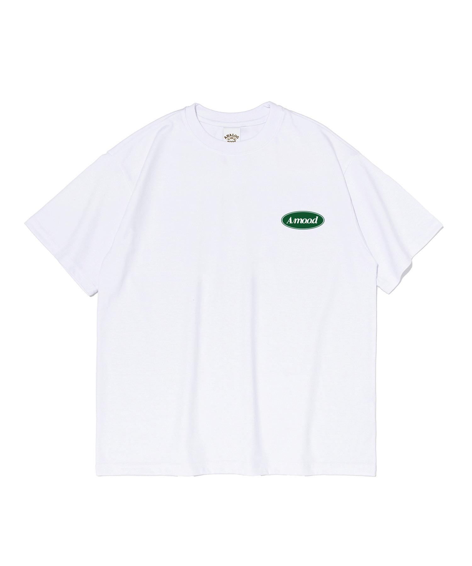 Analog Mood A-Mood Logo Short Sleeve T-Shirt (White) L