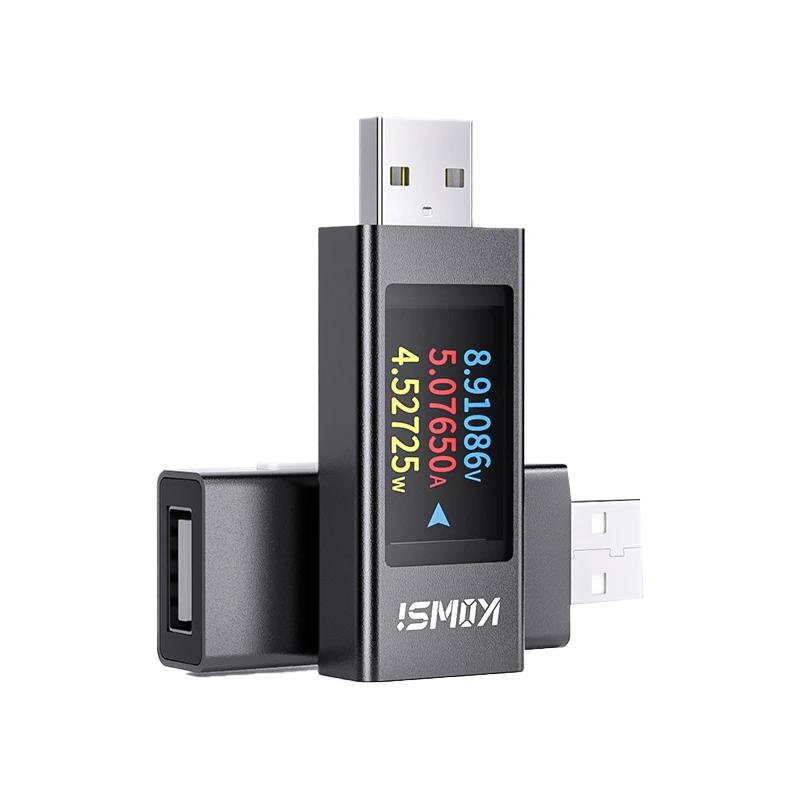 USB-Tester DC Digitales Voltmeter Amperemeter Strom Spannungsmesser Volt Amperemeter Detektor Powerbank Ladegerät Anzeige 4-30V 6.5A