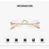 Ultra Light Frameless Photochromic Reading Glasses Blue Light Blocking Eye Protection Presbyopia Glasses Optical Spectacle Glass