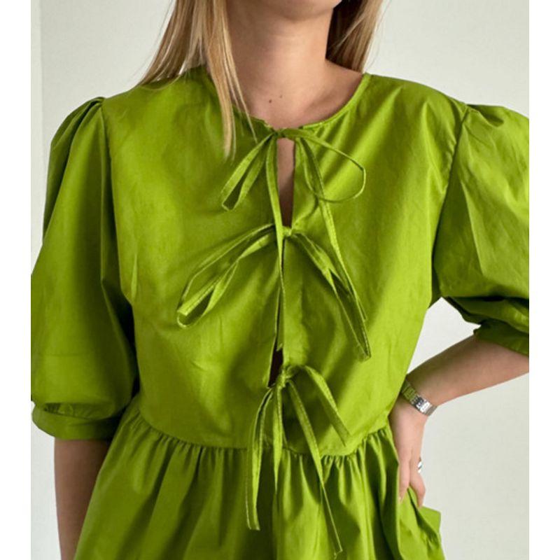 

European and American Women clothes Top Fashion Stripe Patchwork Shirts Lazy Plaid Top Women Green L