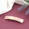 Marble Square Automatic Hairpin (Pink)