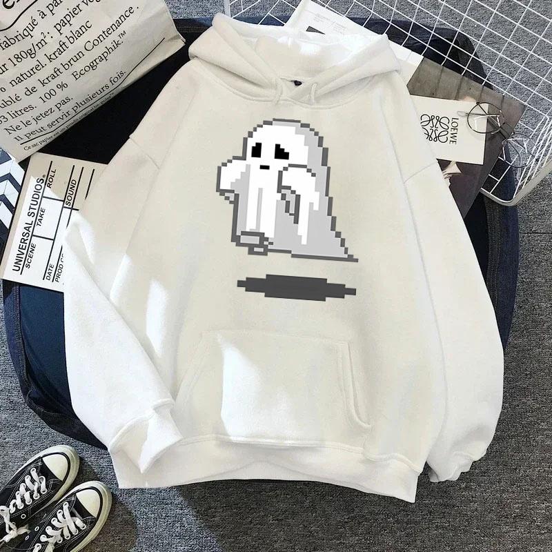 Game Pixel Hoodie Y2k Clothes Women Clothing Long Sleeve Sweatshirt Women's Sweatshirts Y2k Hoodies Clothes Anime Women Hoodie