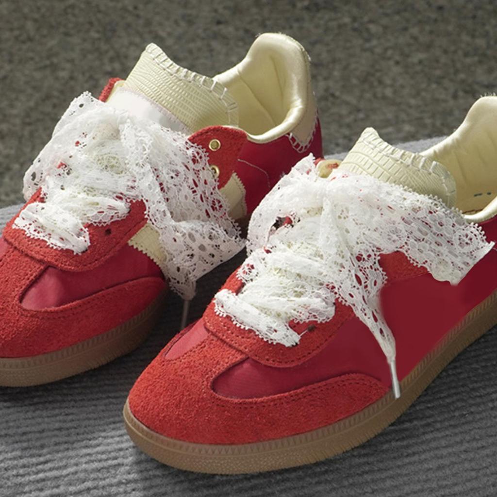 2.9CM Width Black White Lace Braided Shoe Laces Hollow Lace Flat Shoelace Shoe Laces For Ballet Sneakers Shoes Accessories