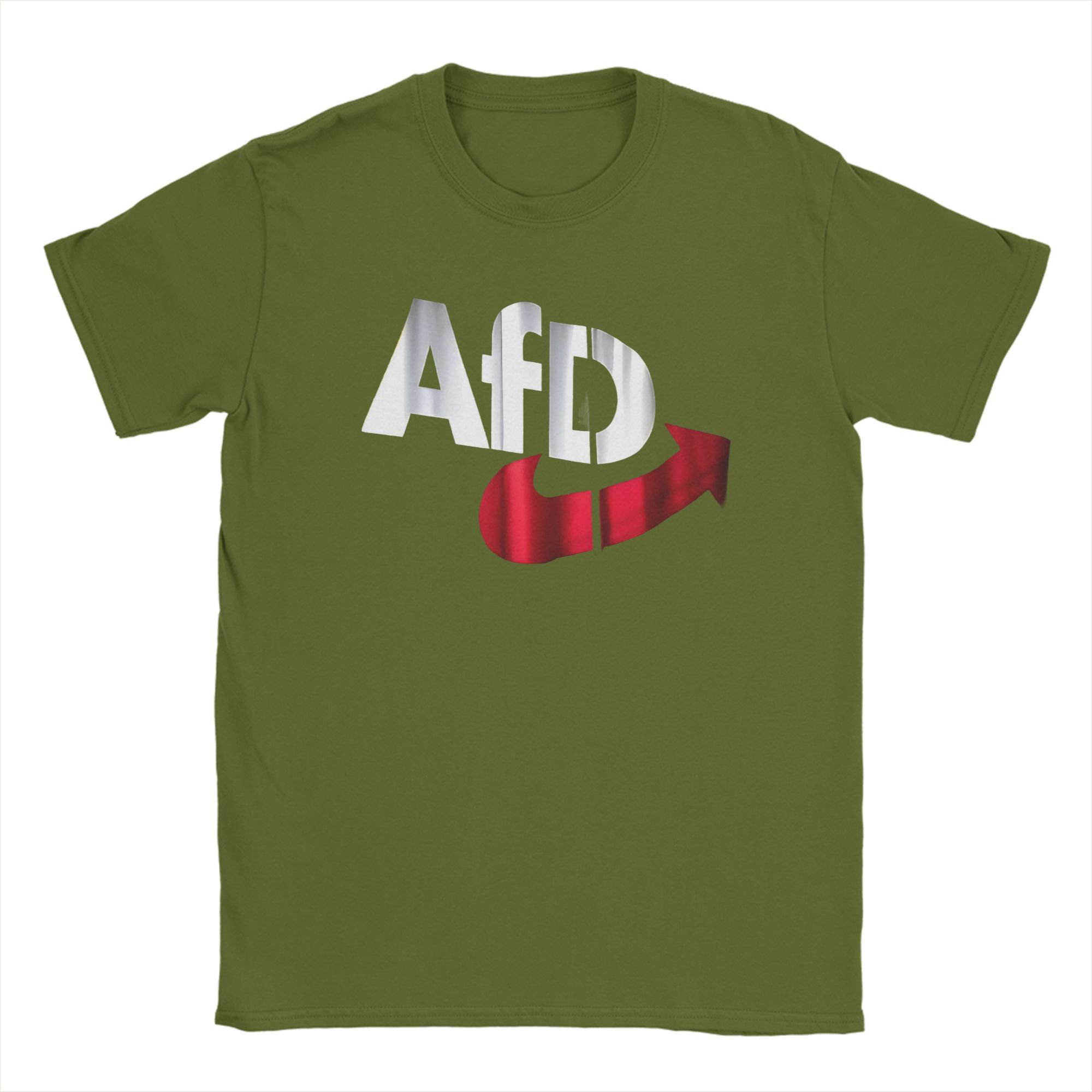 

Alternative Afd Germany T Shirt AFD German Logo Fashion T Shirts ShortSleeved Y2K Tshirt Cotton Crew Neck Plus Size Clothing M