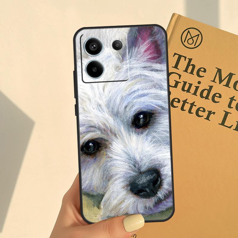 Westie Dog Cover For Xiaomi Redmi Note 14 13 10 11 12 Pro 11S 12S Case For Redmi 15 13C 12C 10C 14C 15C
