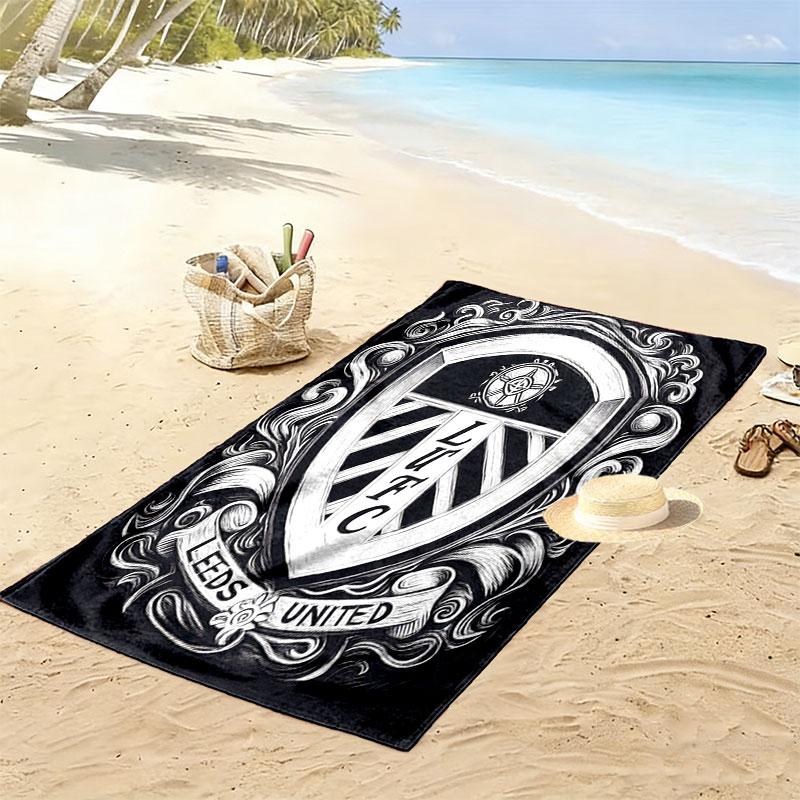 Leeds logo Beach Towel, Large Soft Quick Dry Towel for Beach Camping Swimming