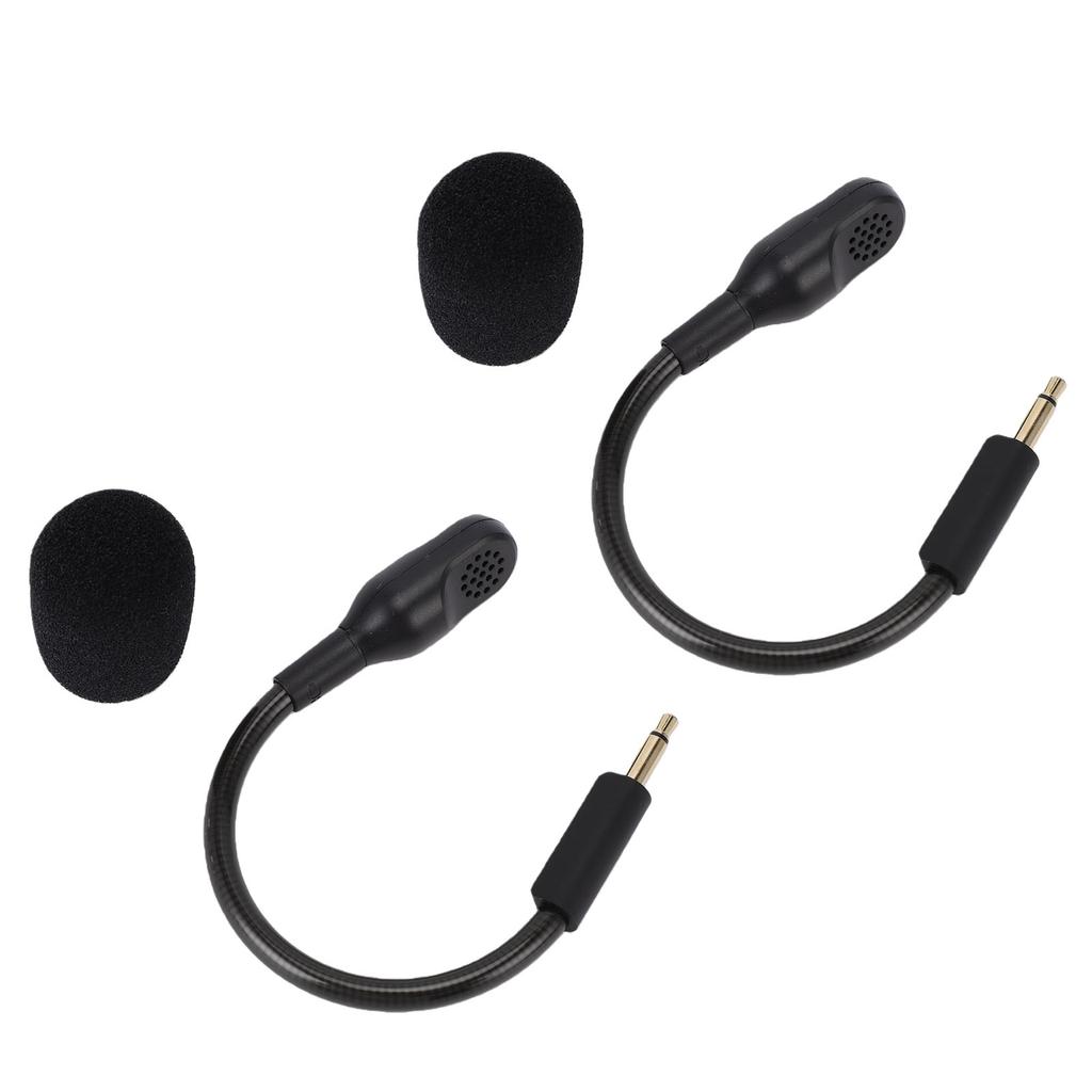 2PCS Mic Replacement for Kraken V3 Wired USB Gaming Headset Noise Cancelling Boom Microphone with 3.5mm Plug