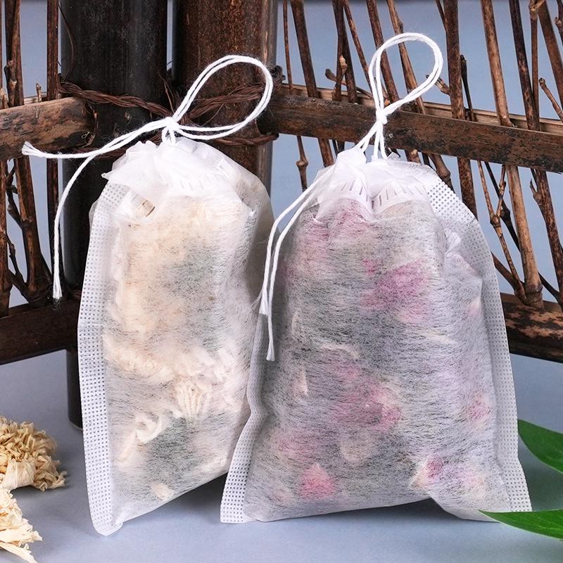Herbal Corn Fiber PLA Degradable Tea Bags for Steeping and Filtering