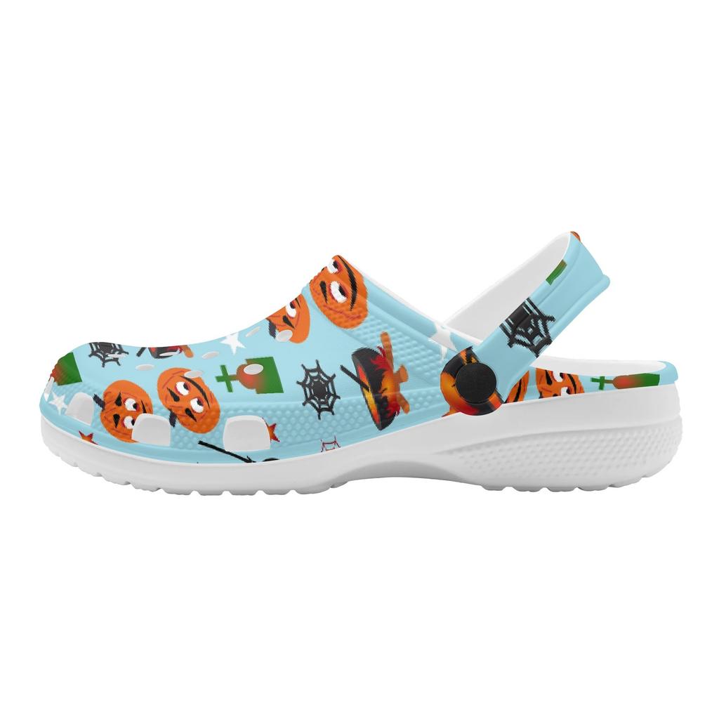 Color Print EVA Outdoor Clogs Unisex Lightweight Ventilated Slip On Summer Use Outdoor Garden Home Beach Daily Shoes Home Use