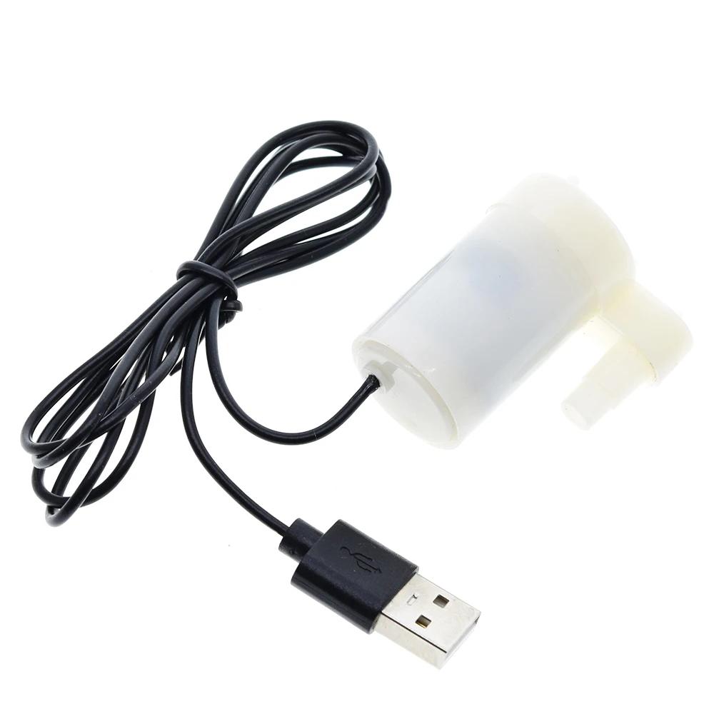 

DC 2.5-6V Low Noise Brushless Motor Pump 120L/H Mini Micro Submersible Water Pump Hydroponic Vegetable Planting Craft Fountain CN
