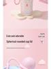 316 Stainless Steel Insulated Straw Cup for Women & Students - Cute Cartoon Water Bottle with Handle for Outdoor Use.