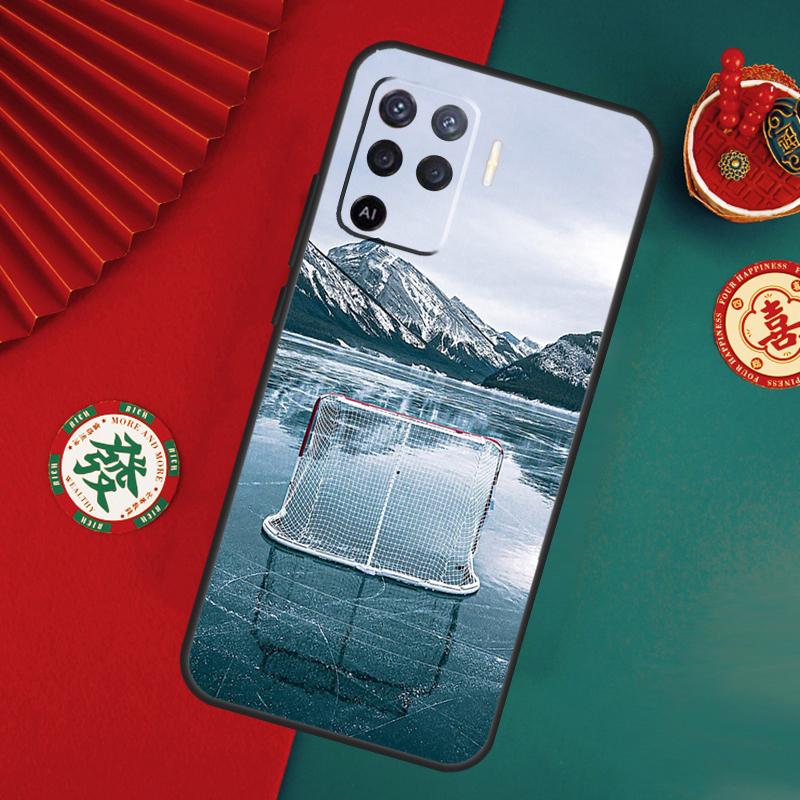 Ice Hockey Rink Sport Case For Oppo A15 A17 A57 A6 A5 Pro A54 A74 A94 A16 A76 A96 A40 A60 A80 A18 A38 A58 A78 A98