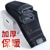 Autumn and winter jeans fleece thickened loose straight new medium thermal fleece trousers
