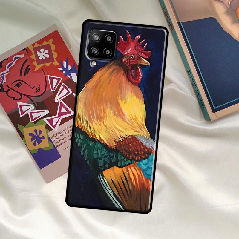 Cock Rooster Chicken Case For Samsung Galaxy A33 A13 A36 A56 A23 A52 A32 A12 A54 A34 A14 A16 A26 A53 A15 A35 A55