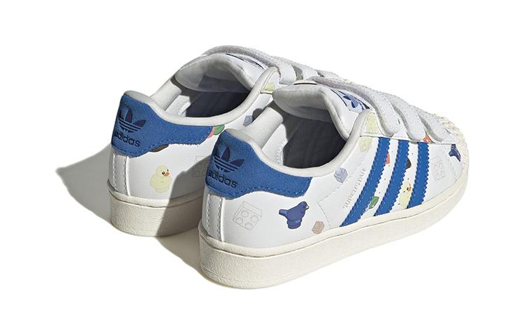 LEGO X Adidas Superstar CF J 'Bricks And Figurine - White Royal Blue'