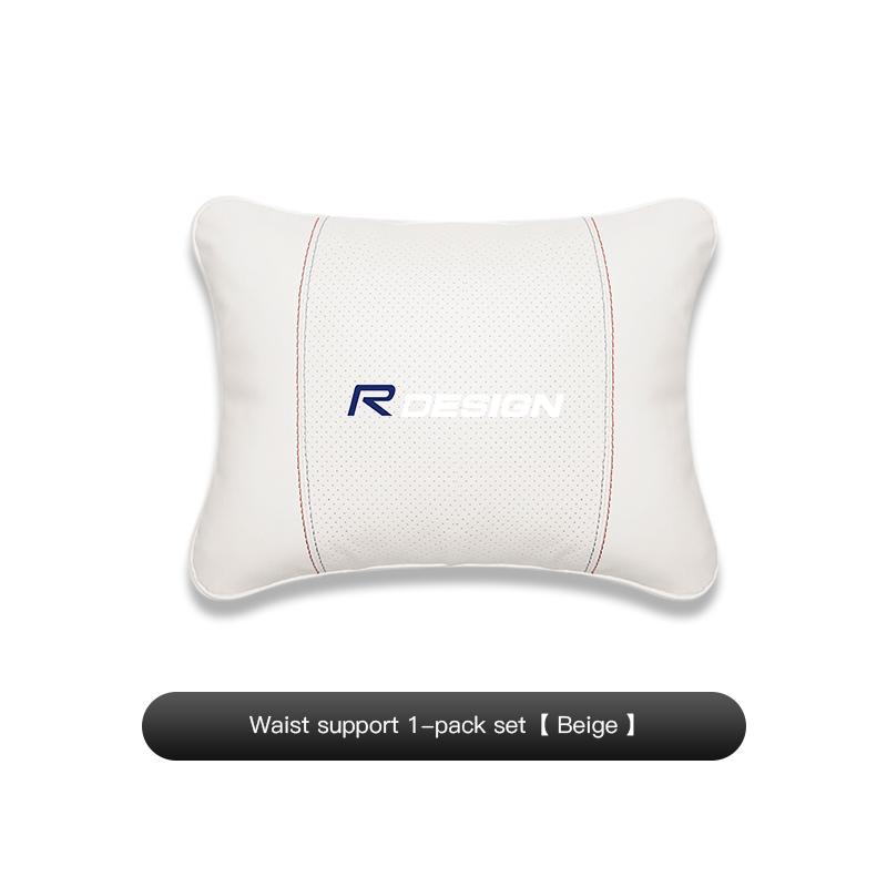 AALG1 Luxury Suede Car Interior Seat Headrest Support  Lumbar Pillow For Volvo Rdesign Polestar AWD S60 XC60 XC40 XC90 V60 S80 S90 V90