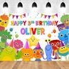 S-Super S-Simple Songs Cartoon Photographic Background, Children's Parties Background, Photo Session Sign